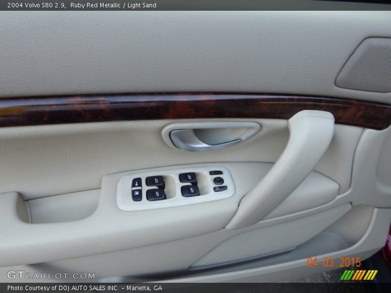 Ruby Red Metallic / Light Sand 2004 Volvo S80 2.9