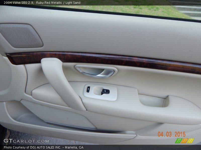 Ruby Red Metallic / Light Sand 2004 Volvo S80 2.9