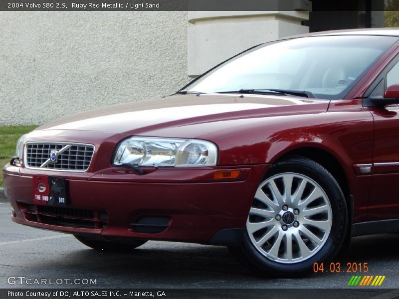 Ruby Red Metallic / Light Sand 2004 Volvo S80 2.9