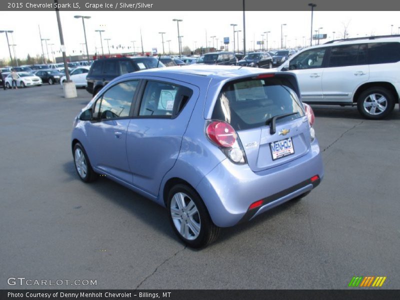 Grape Ice / Silver/Silver 2015 Chevrolet Spark LS