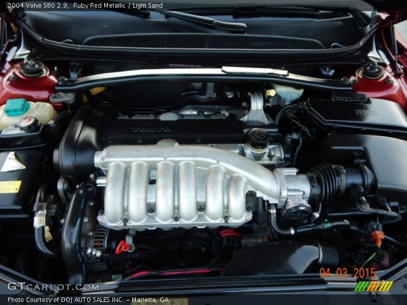 Ruby Red Metallic / Light Sand 2004 Volvo S80 2.9