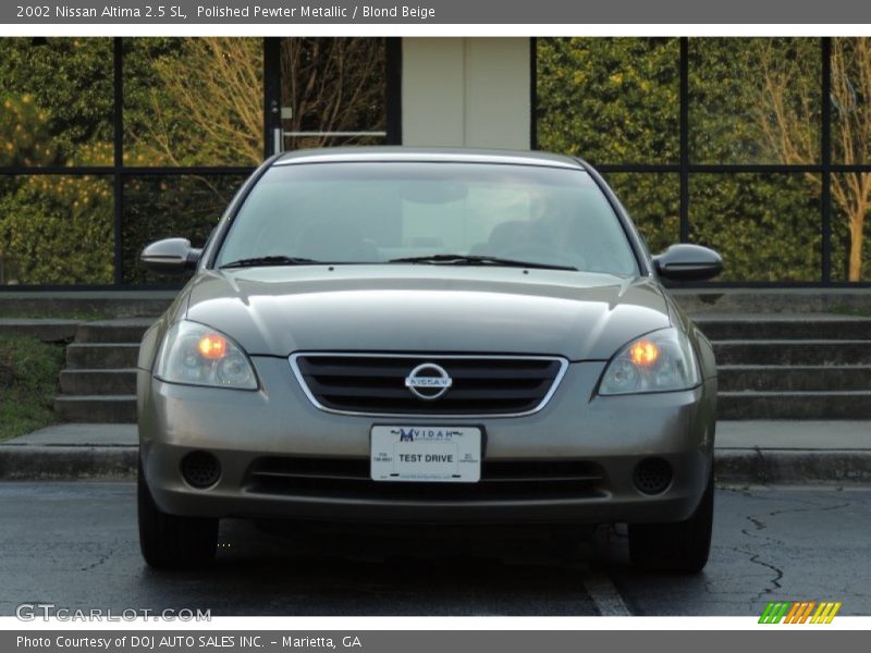 Polished Pewter Metallic / Blond Beige 2002 Nissan Altima 2.5 SL