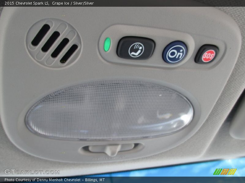Grape Ice / Silver/Silver 2015 Chevrolet Spark LS