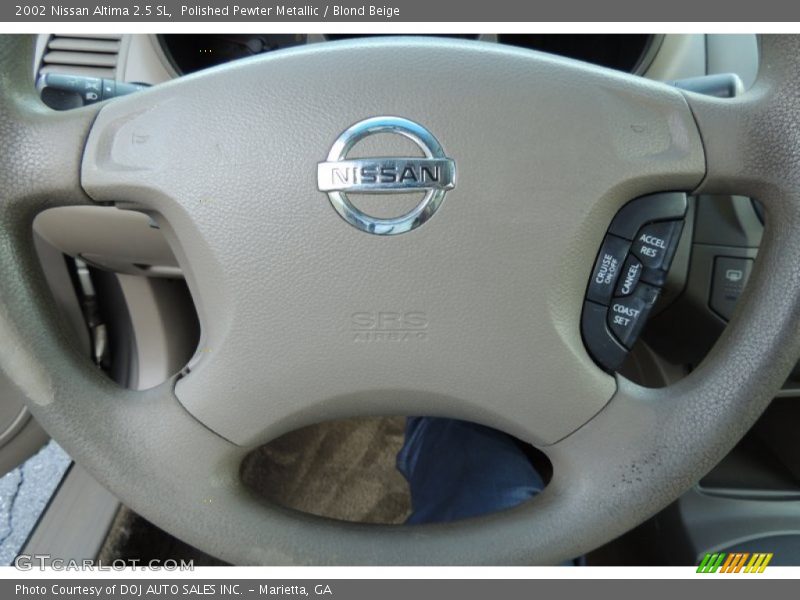 Polished Pewter Metallic / Blond Beige 2002 Nissan Altima 2.5 SL