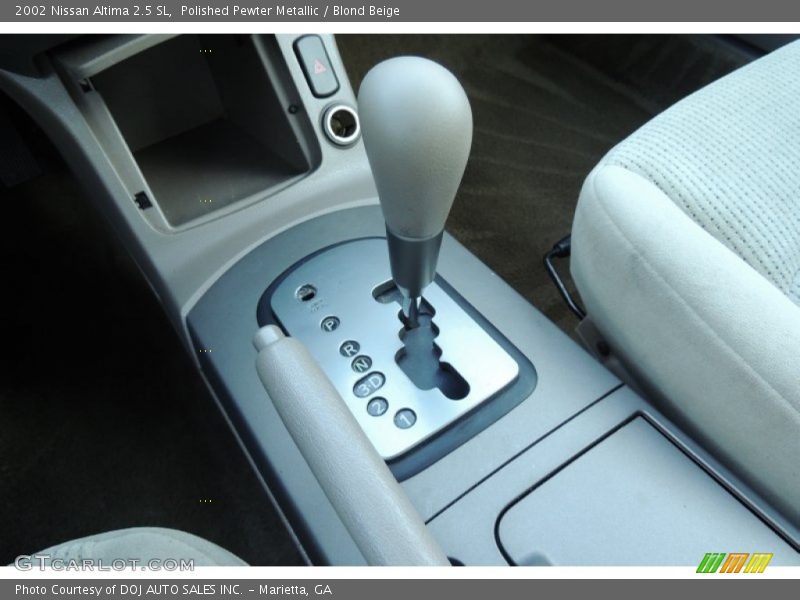 Polished Pewter Metallic / Blond Beige 2002 Nissan Altima 2.5 SL