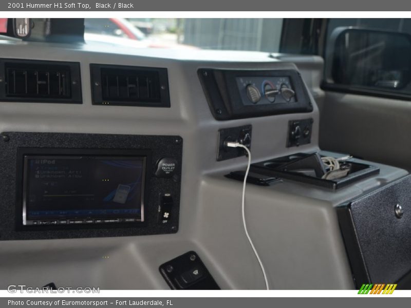 Black / Black 2001 Hummer H1 Soft Top