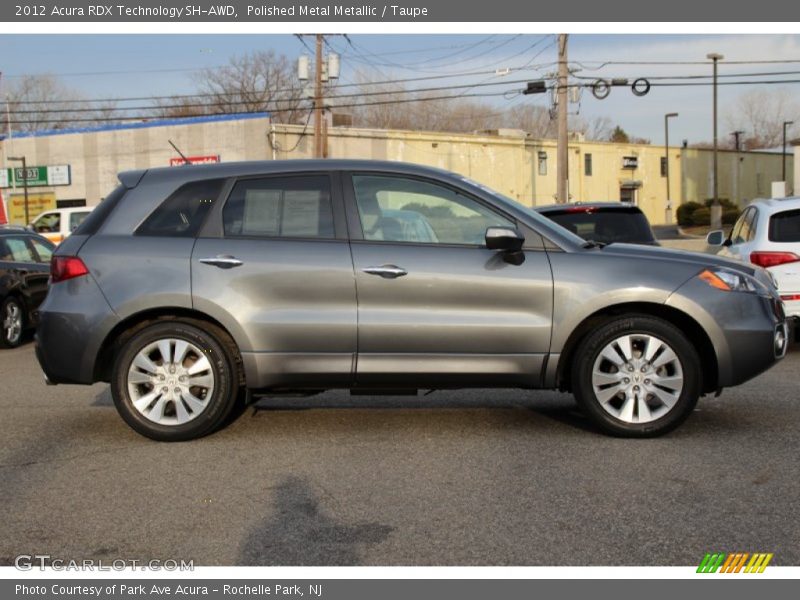 Polished Metal Metallic / Taupe 2012 Acura RDX Technology SH-AWD
