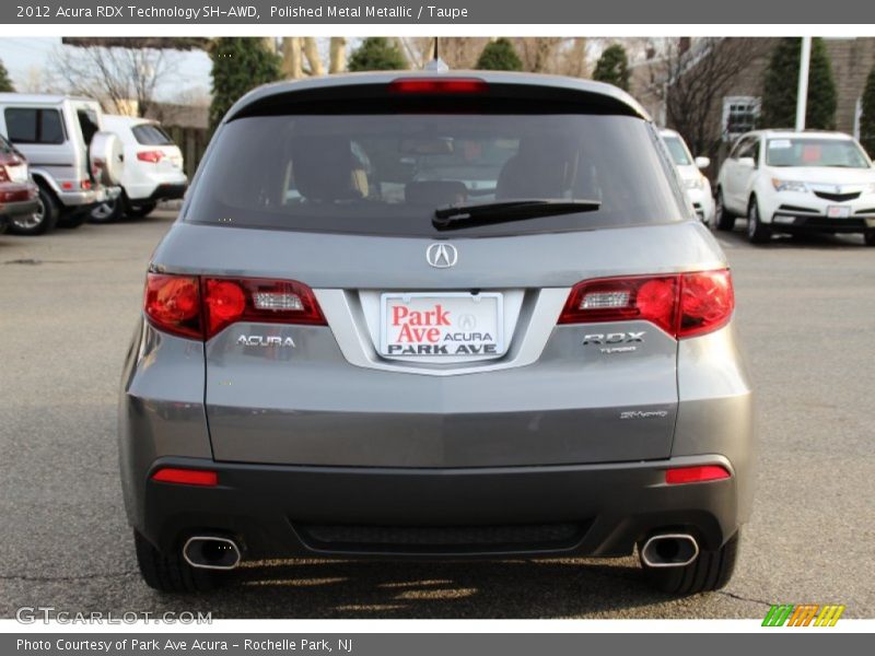 Polished Metal Metallic / Taupe 2012 Acura RDX Technology SH-AWD
