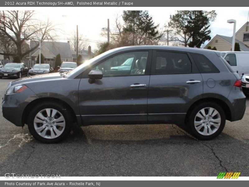 Polished Metal Metallic / Taupe 2012 Acura RDX Technology SH-AWD