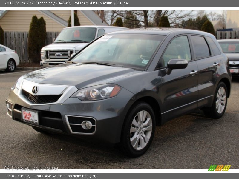 Polished Metal Metallic / Taupe 2012 Acura RDX Technology SH-AWD