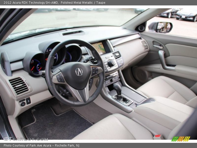 Polished Metal Metallic / Taupe 2012 Acura RDX Technology SH-AWD