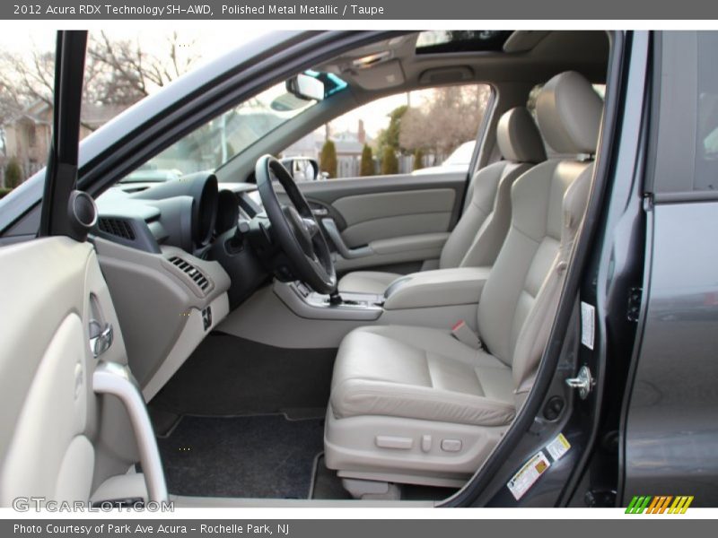 Polished Metal Metallic / Taupe 2012 Acura RDX Technology SH-AWD