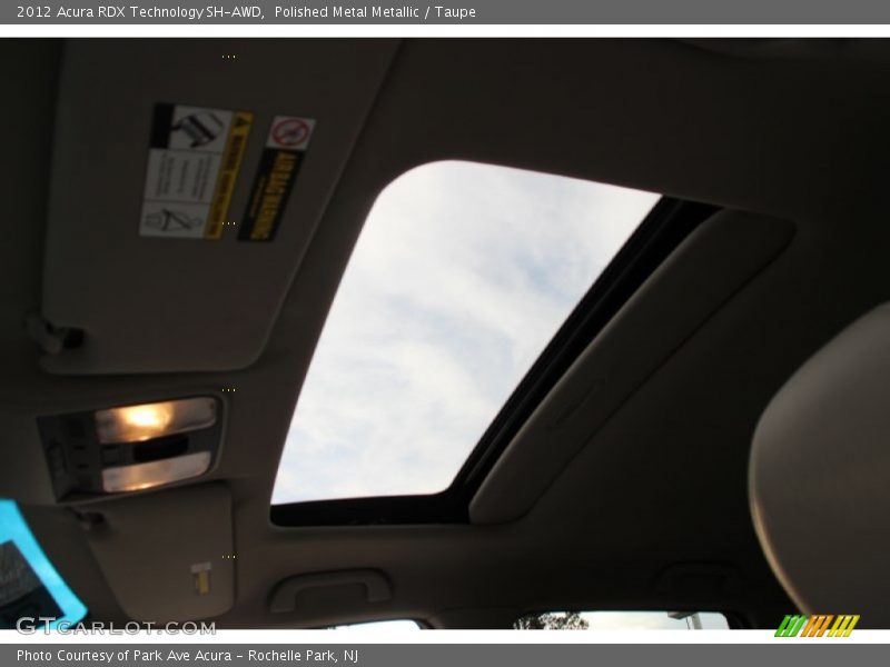 Polished Metal Metallic / Taupe 2012 Acura RDX Technology SH-AWD