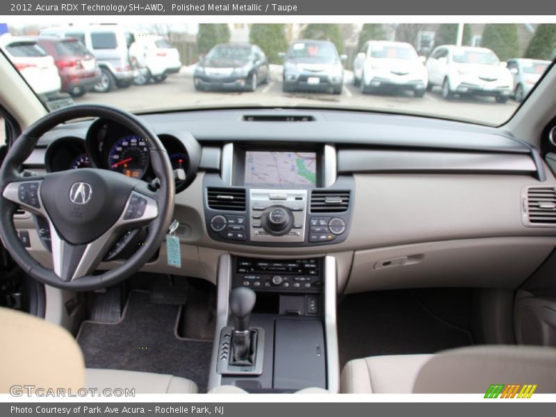 Polished Metal Metallic / Taupe 2012 Acura RDX Technology SH-AWD