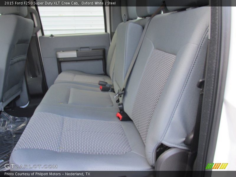 Oxford White / Steel 2015 Ford F250 Super Duty XLT Crew Cab