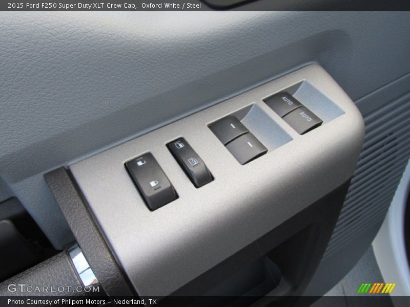 Oxford White / Steel 2015 Ford F250 Super Duty XLT Crew Cab
