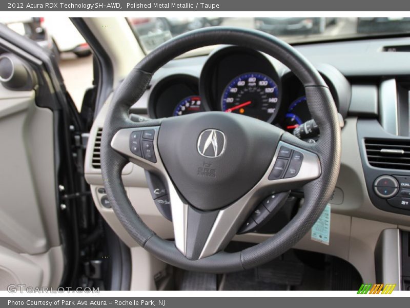 Polished Metal Metallic / Taupe 2012 Acura RDX Technology SH-AWD