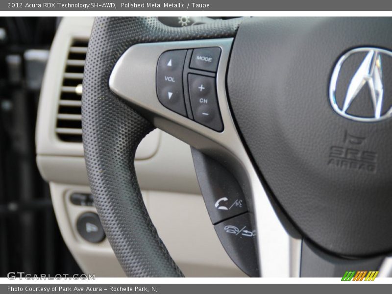 Polished Metal Metallic / Taupe 2012 Acura RDX Technology SH-AWD