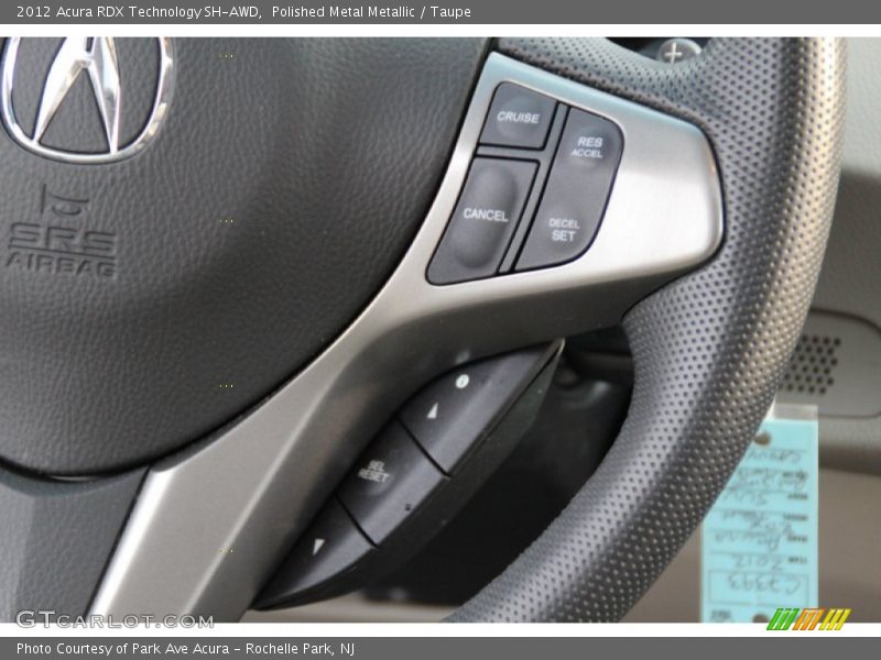 Polished Metal Metallic / Taupe 2012 Acura RDX Technology SH-AWD