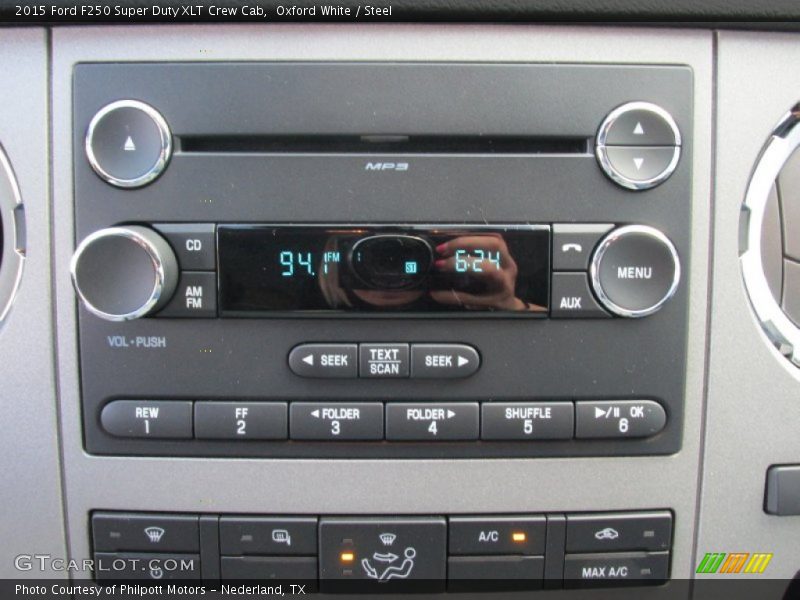 Oxford White / Steel 2015 Ford F250 Super Duty XLT Crew Cab