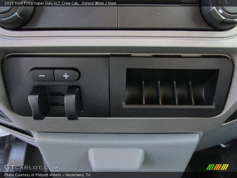 Oxford White / Steel 2015 Ford F250 Super Duty XLT Crew Cab