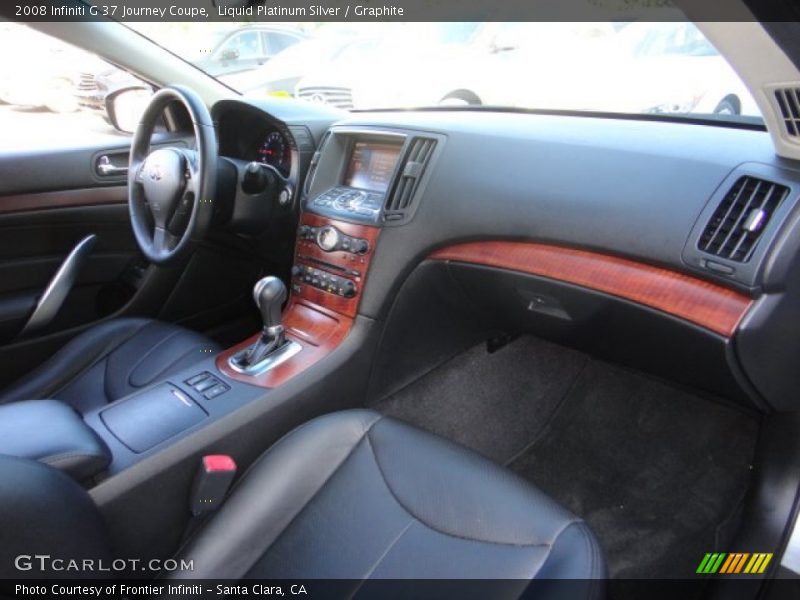 Liquid Platinum Silver / Graphite 2008 Infiniti G 37 Journey Coupe