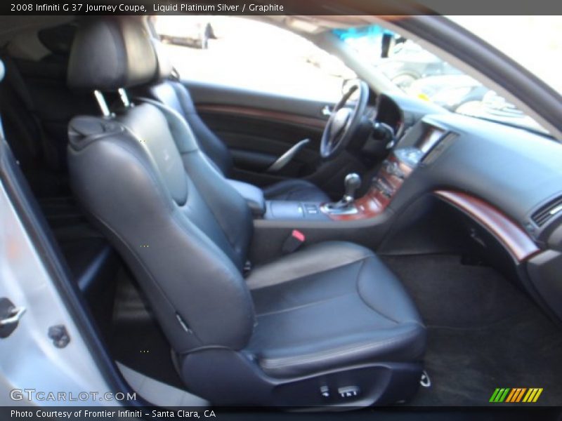 Liquid Platinum Silver / Graphite 2008 Infiniti G 37 Journey Coupe