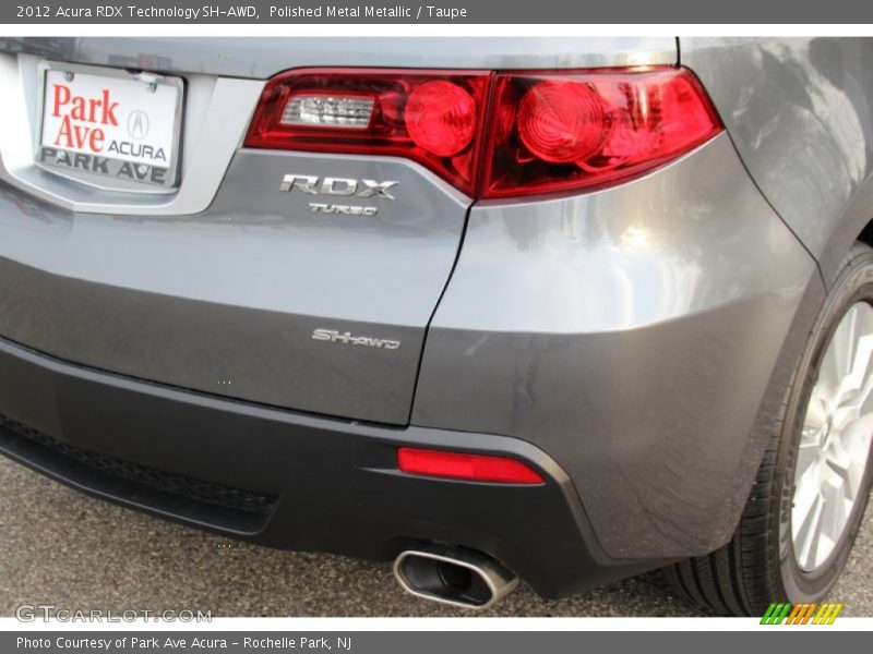 Polished Metal Metallic / Taupe 2012 Acura RDX Technology SH-AWD