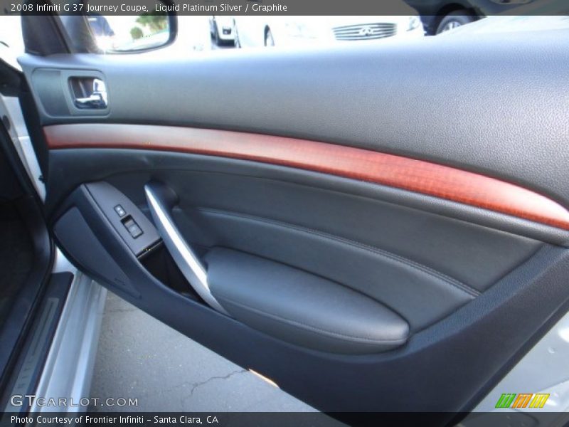 Liquid Platinum Silver / Graphite 2008 Infiniti G 37 Journey Coupe