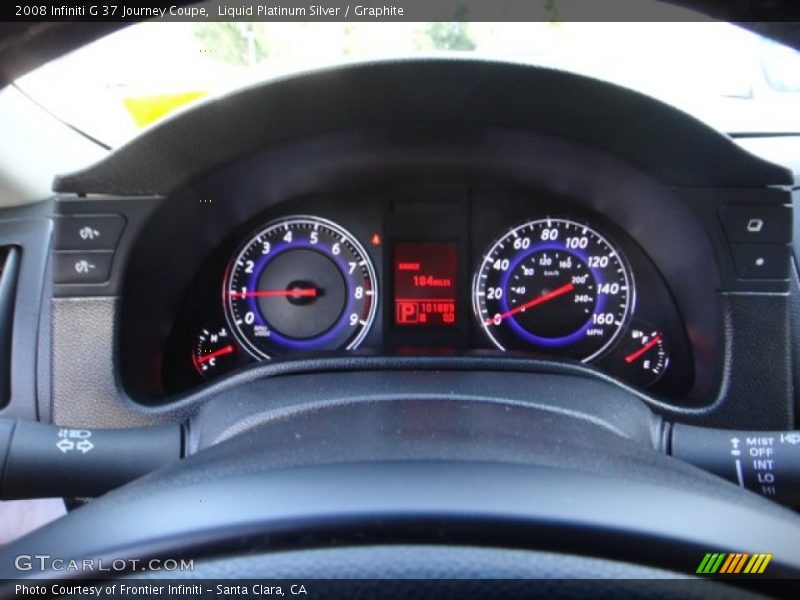 Liquid Platinum Silver / Graphite 2008 Infiniti G 37 Journey Coupe