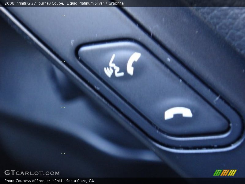 Liquid Platinum Silver / Graphite 2008 Infiniti G 37 Journey Coupe