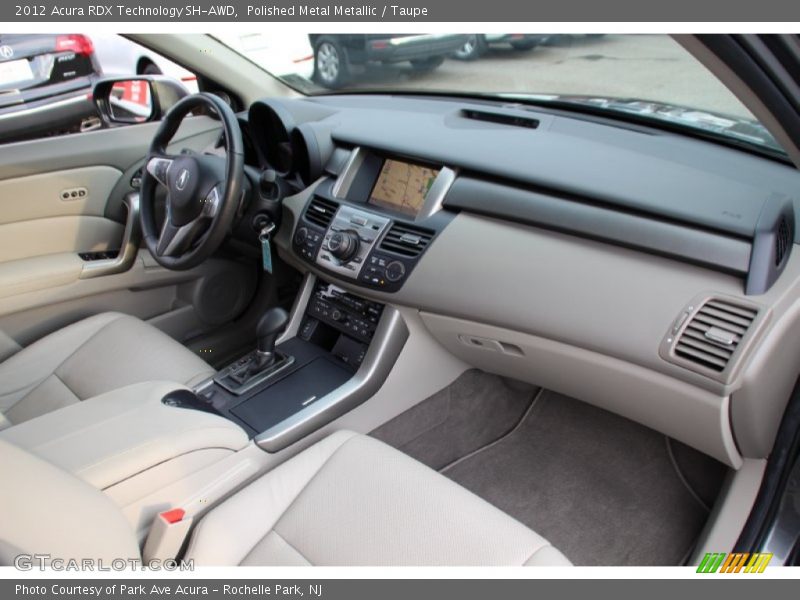 Polished Metal Metallic / Taupe 2012 Acura RDX Technology SH-AWD
