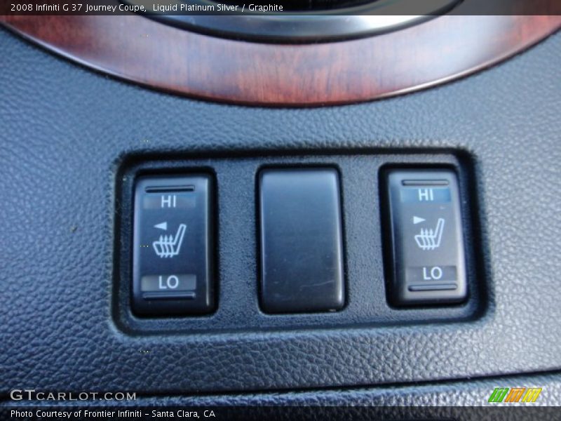 Liquid Platinum Silver / Graphite 2008 Infiniti G 37 Journey Coupe