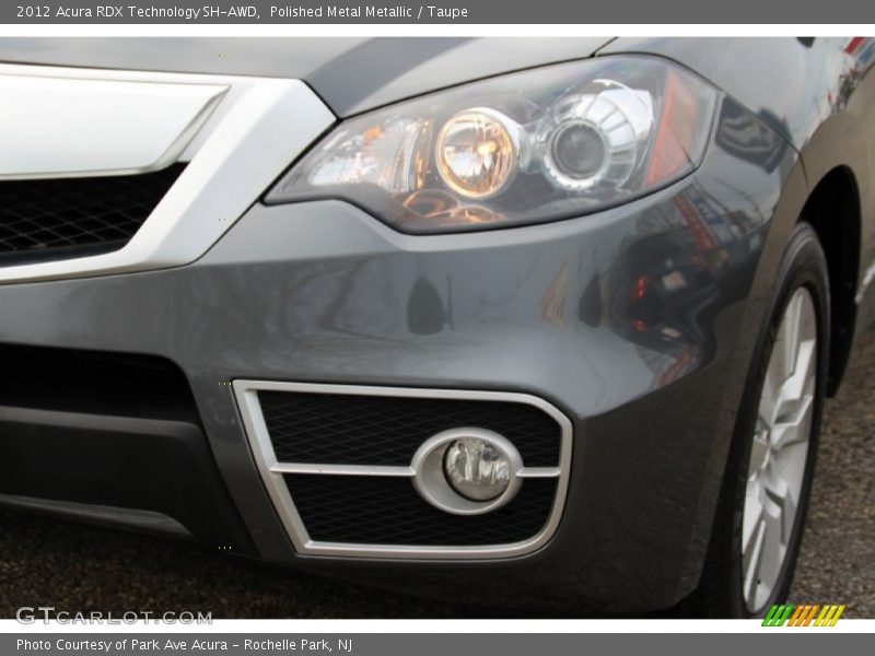 Polished Metal Metallic / Taupe 2012 Acura RDX Technology SH-AWD