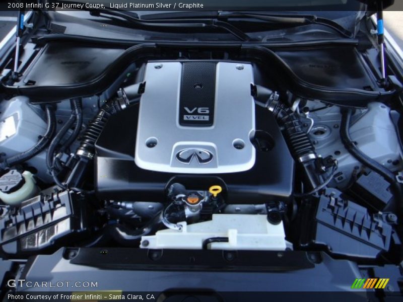 Liquid Platinum Silver / Graphite 2008 Infiniti G 37 Journey Coupe