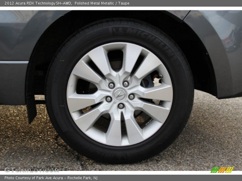 Polished Metal Metallic / Taupe 2012 Acura RDX Technology SH-AWD