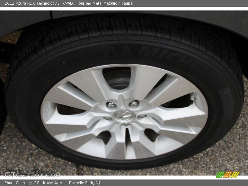 Polished Metal Metallic / Taupe 2012 Acura RDX Technology SH-AWD