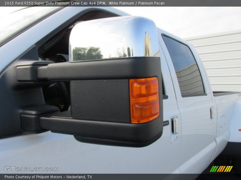 White Platinum / Platinum Pecan 2015 Ford F350 Super Duty Platinum Crew Cab 4x4 DRW