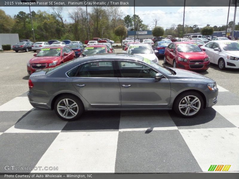 Platinum Gray Metallic / Titan Black 2015 Volkswagen Passat SE Sedan