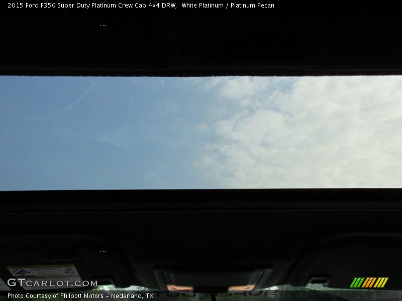 White Platinum / Platinum Pecan 2015 Ford F350 Super Duty Platinum Crew Cab 4x4 DRW
