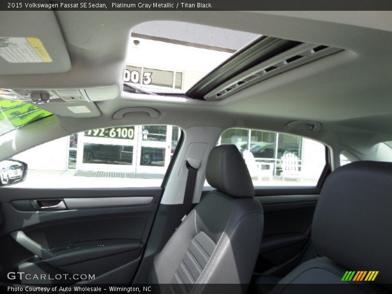 Platinum Gray Metallic / Titan Black 2015 Volkswagen Passat SE Sedan