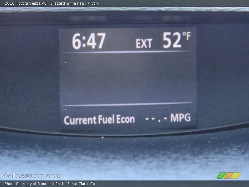Blizzard White Pearl / Ivory 2010 Toyota Venza V6