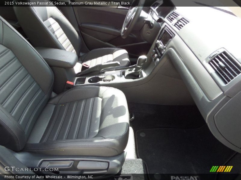 Platinum Gray Metallic / Titan Black 2015 Volkswagen Passat SE Sedan