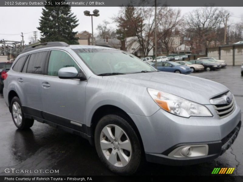 Ice Silver Metallic / Off Black 2012 Subaru Outback 2.5i