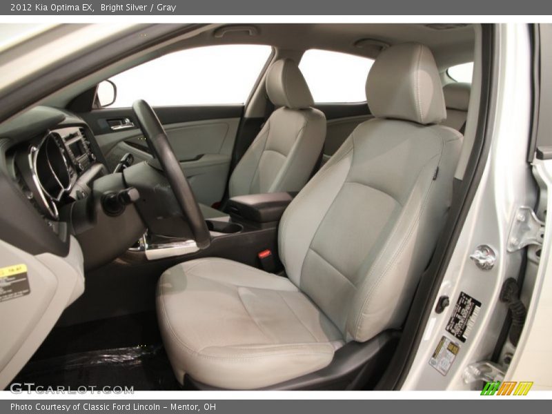 Bright Silver / Gray 2012 Kia Optima EX