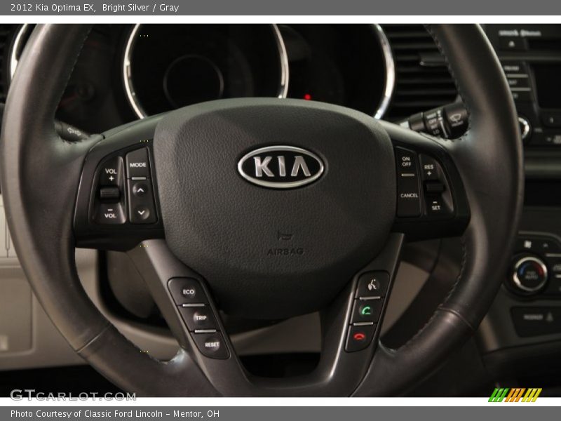 Bright Silver / Gray 2012 Kia Optima EX