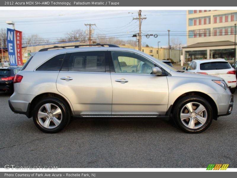 Palladium Metallic / Taupe 2012 Acura MDX SH-AWD Technology