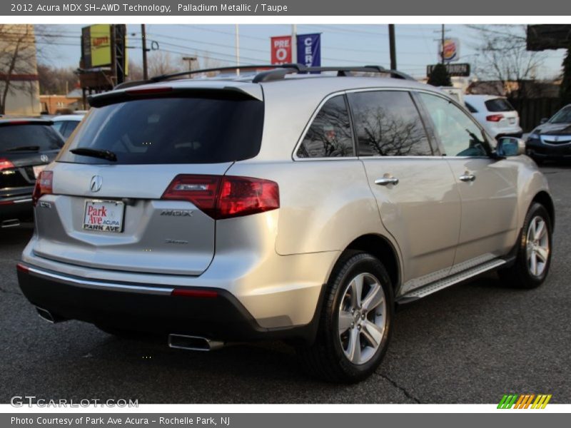 Palladium Metallic / Taupe 2012 Acura MDX SH-AWD Technology