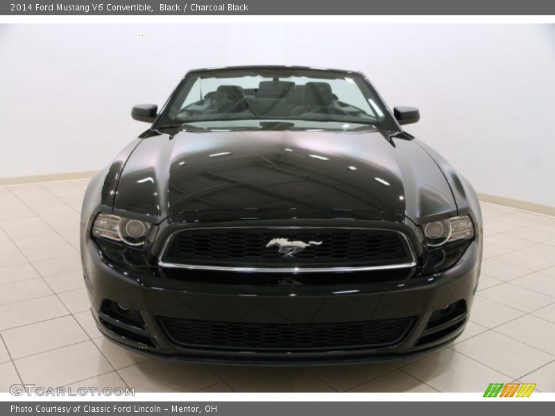 Black / Charcoal Black 2014 Ford Mustang V6 Convertible