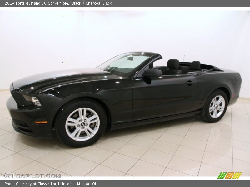 Black / Charcoal Black 2014 Ford Mustang V6 Convertible